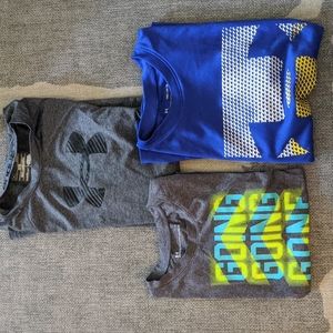 Under armour shirts boys